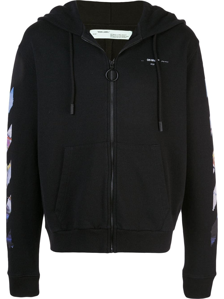 logo-print hoodie