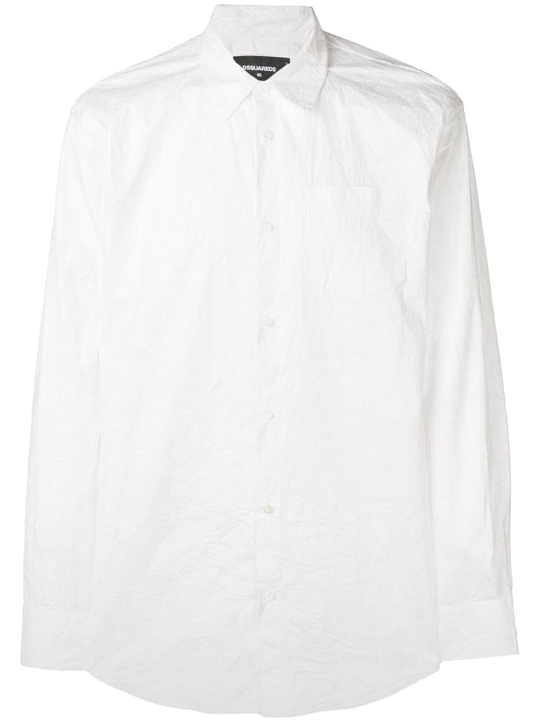 creased classic shirt