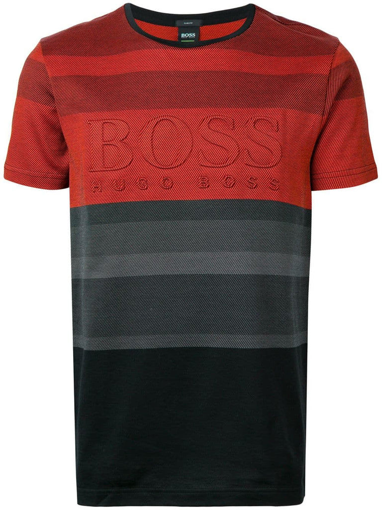 logo colour-block T-shirt