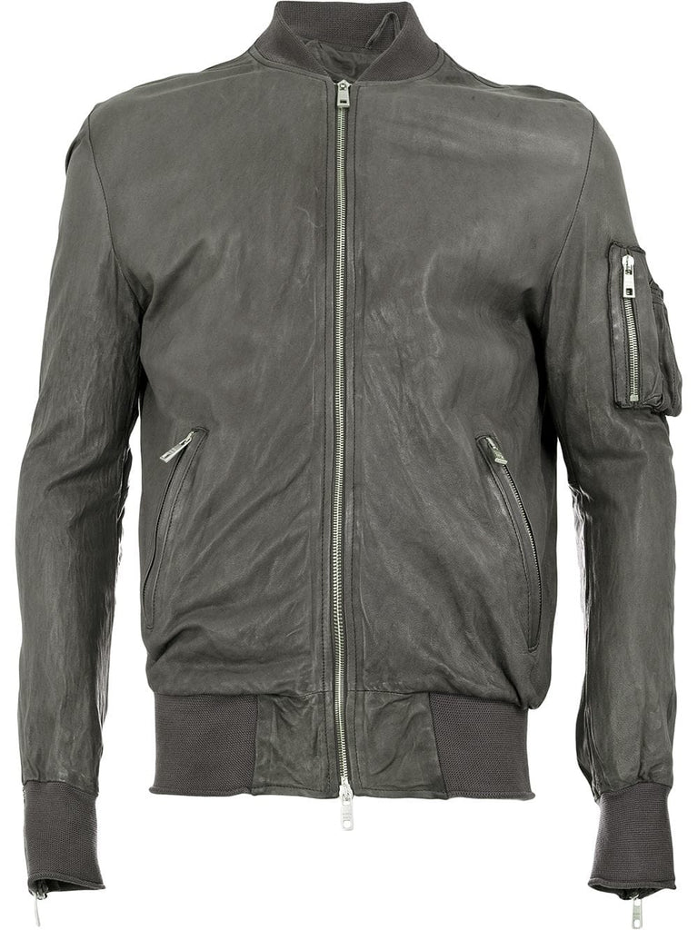 leather biker jacket