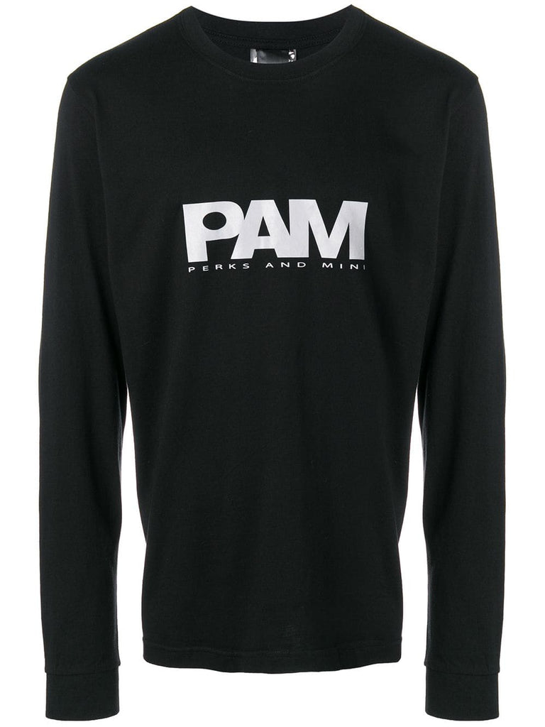 logo print long-sleeve T-shirt