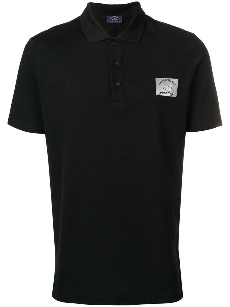 chest logo polo shirt