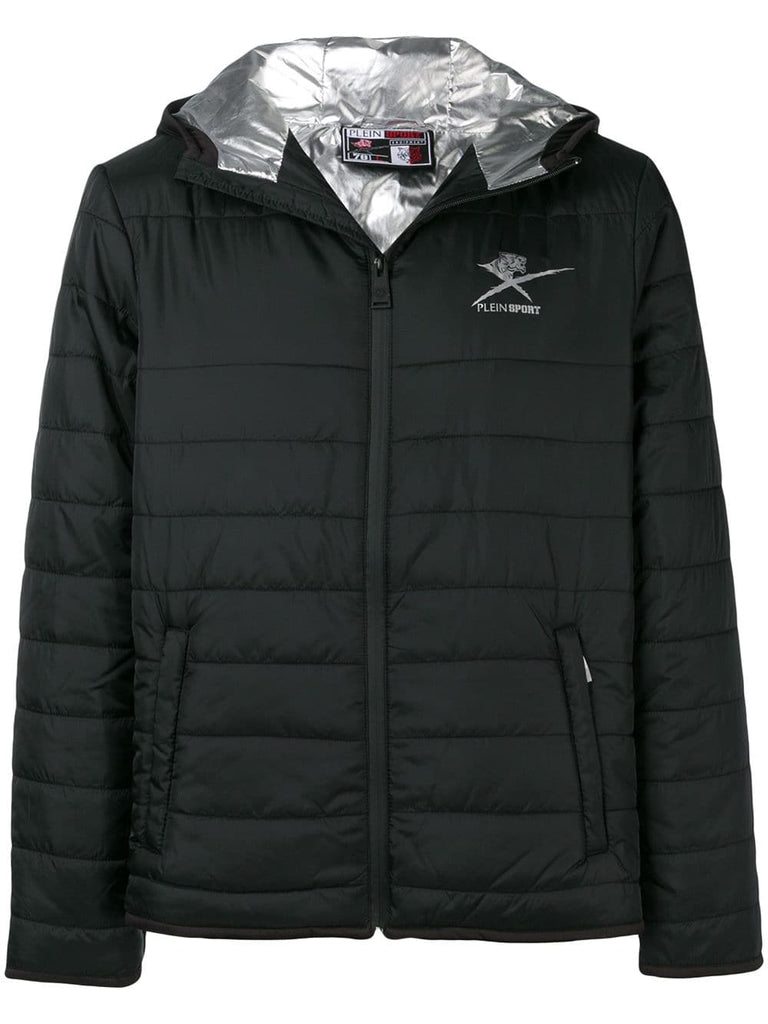 padded hooded jacket