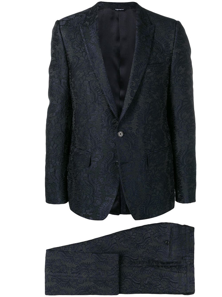 baroque two-piece tailored suit