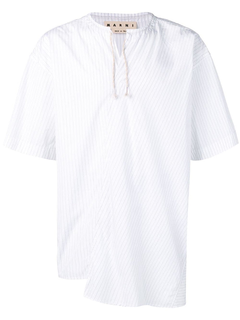 drawstring fastening shirt