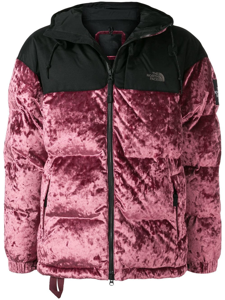 contrast padded jacket