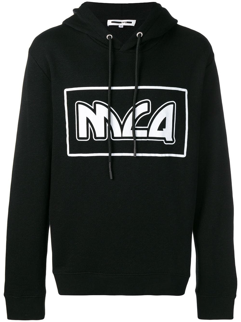 metal logo hoodie