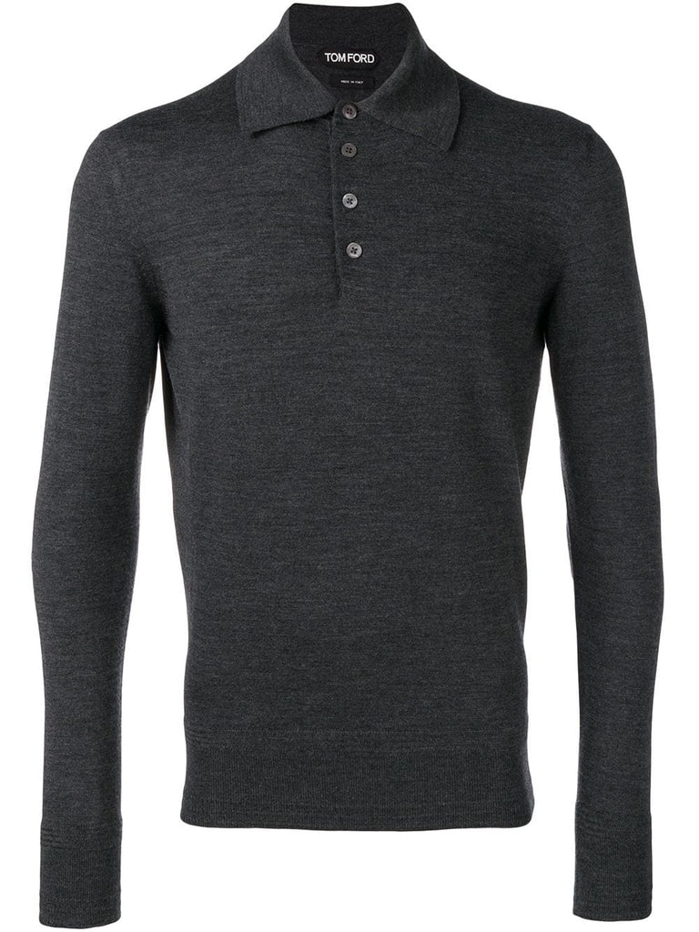 slim-fit polo shirt