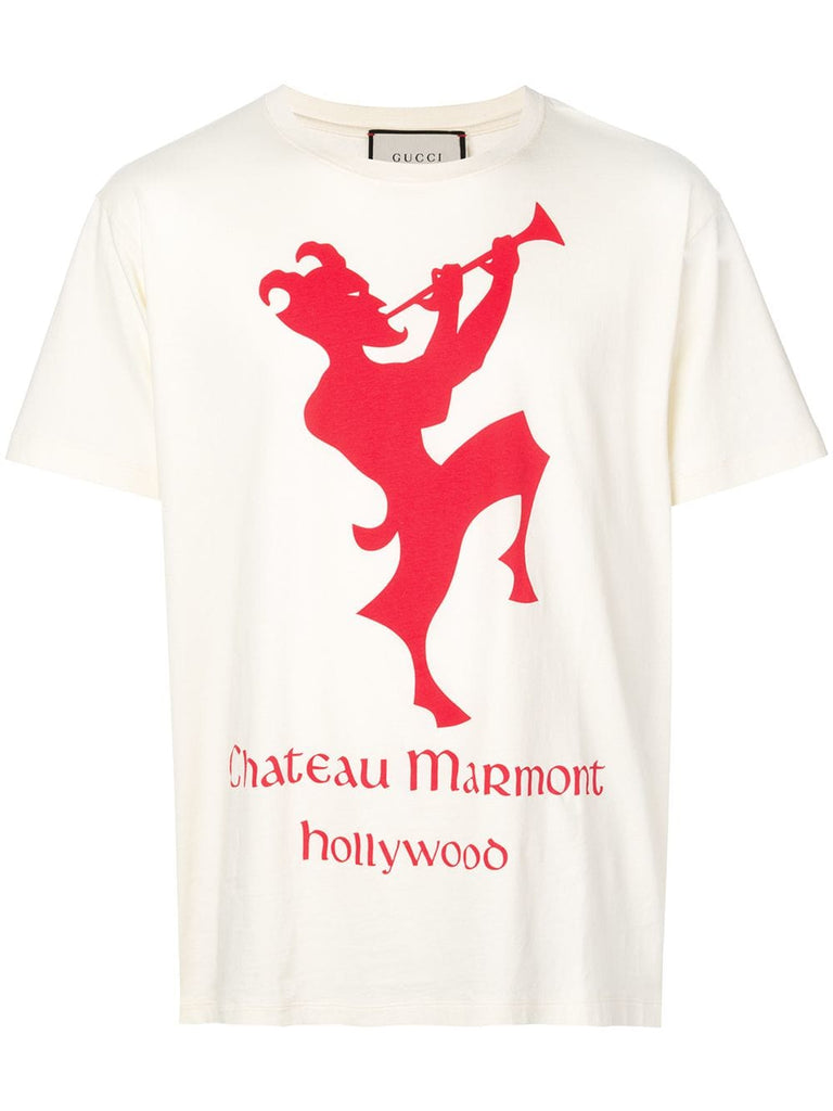 T-shirt with Chateau Marmont print