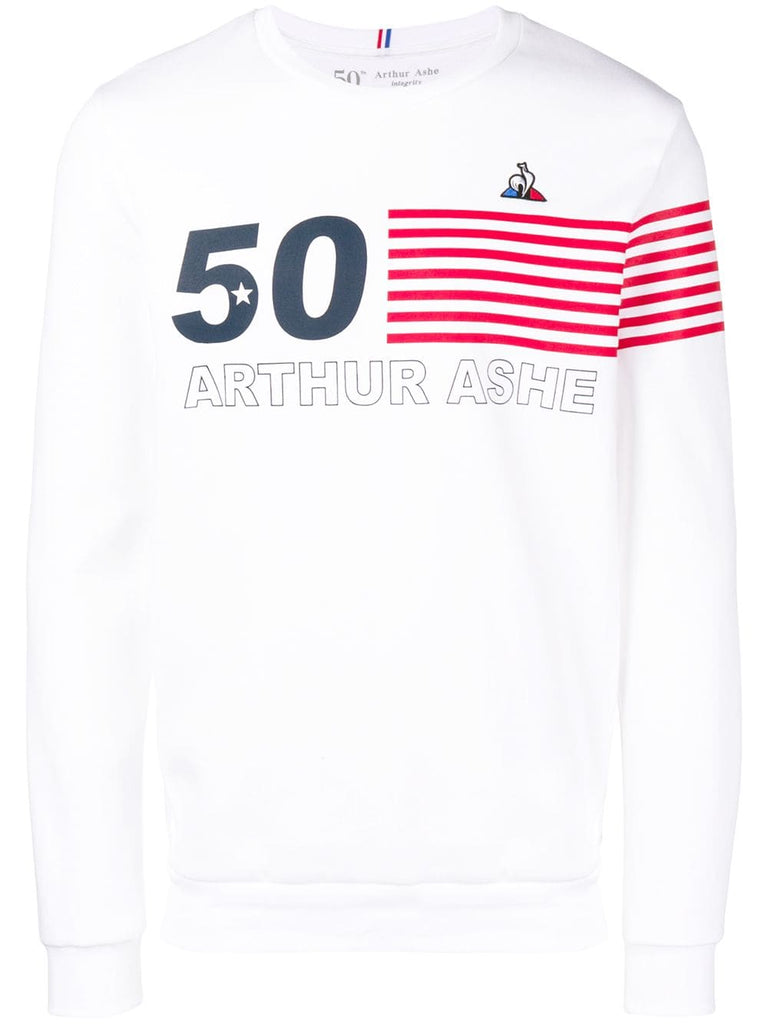 Arthur Ashe print sweatshirt