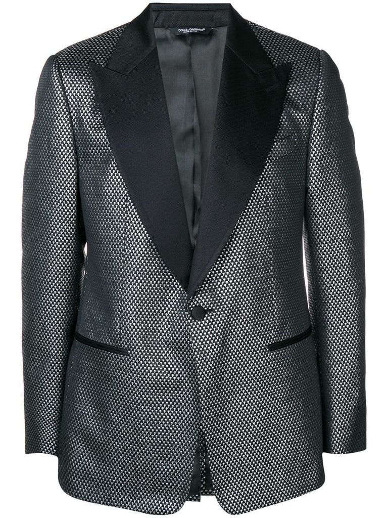 jacquard blazer