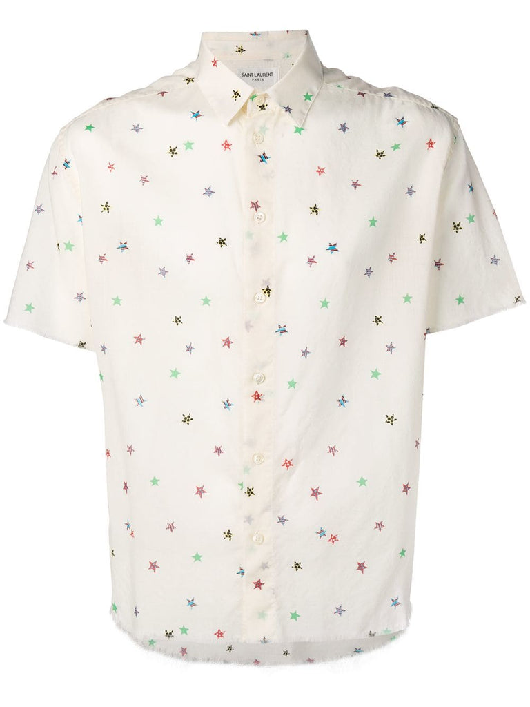 muslin star print shirt