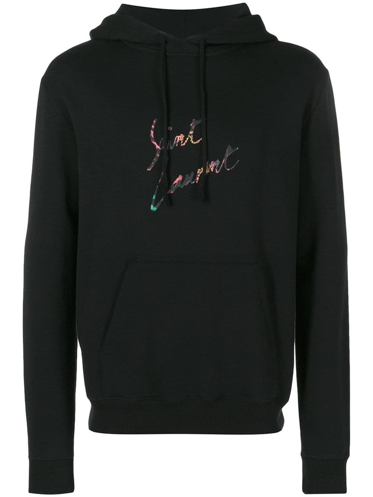 Graphic logo hoodie