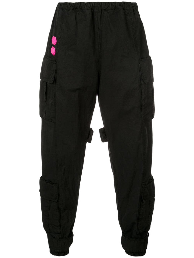 tapered cargo trousers