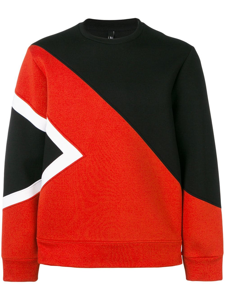 colour block sweatshirt