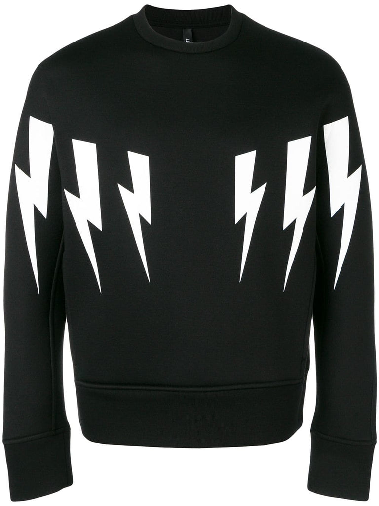 oversized Thunder print sweatshirt