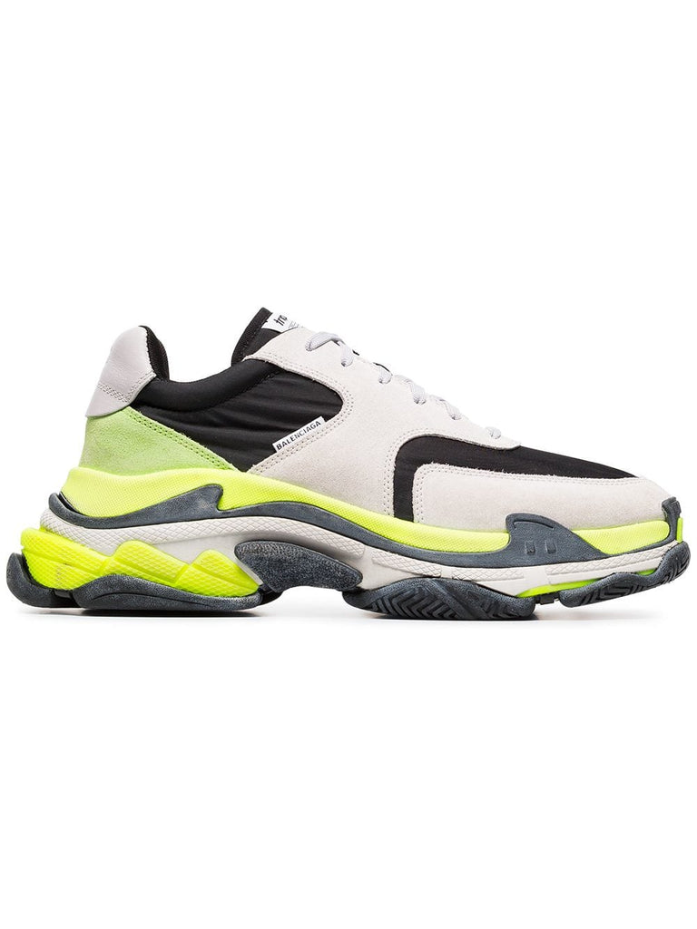 fluorescent triple s trainers