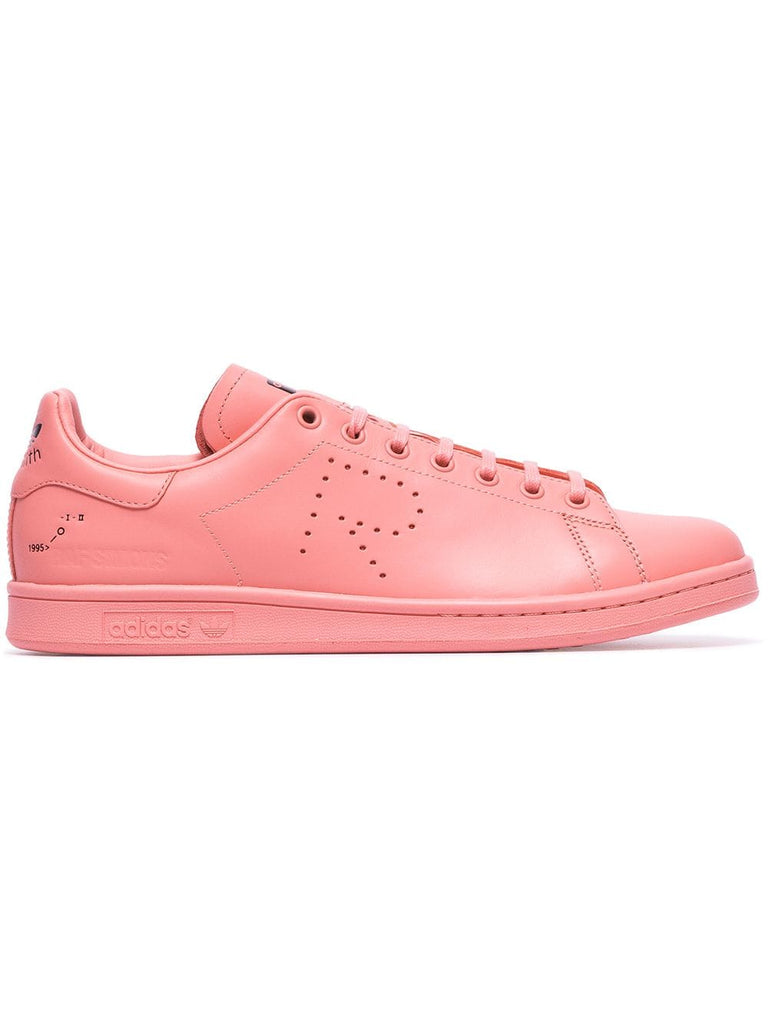 pink X raf simons stan smith leather sneakers