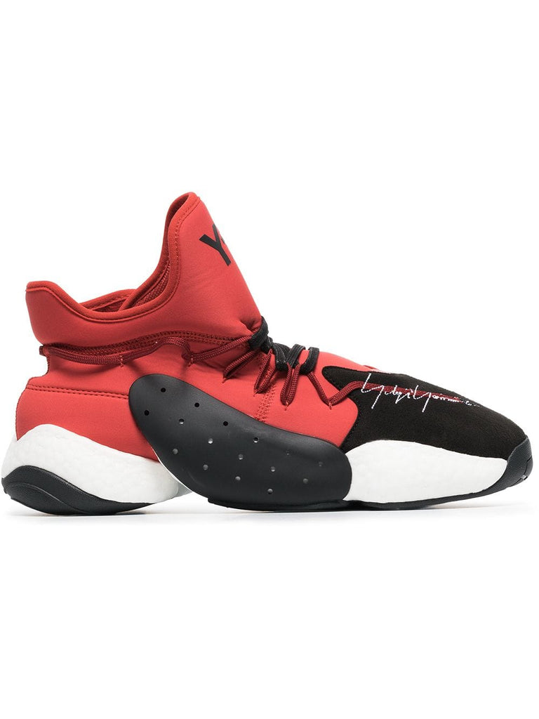 Y-3 Byw Ball red and Black Boost sneaker