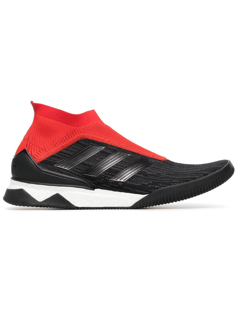 Black and red Predator sneakers