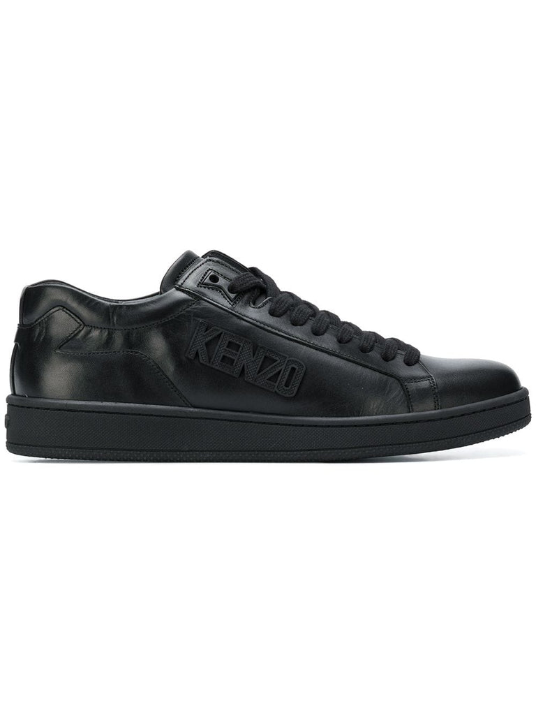 low top logo sneakers