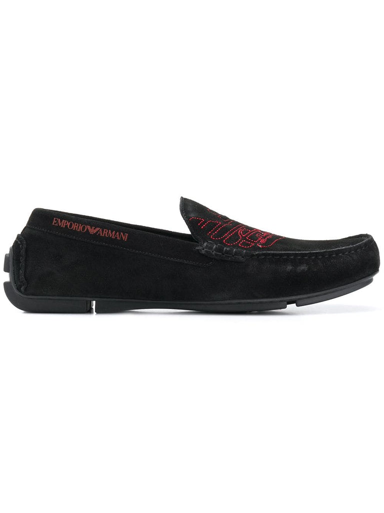 logo loafers