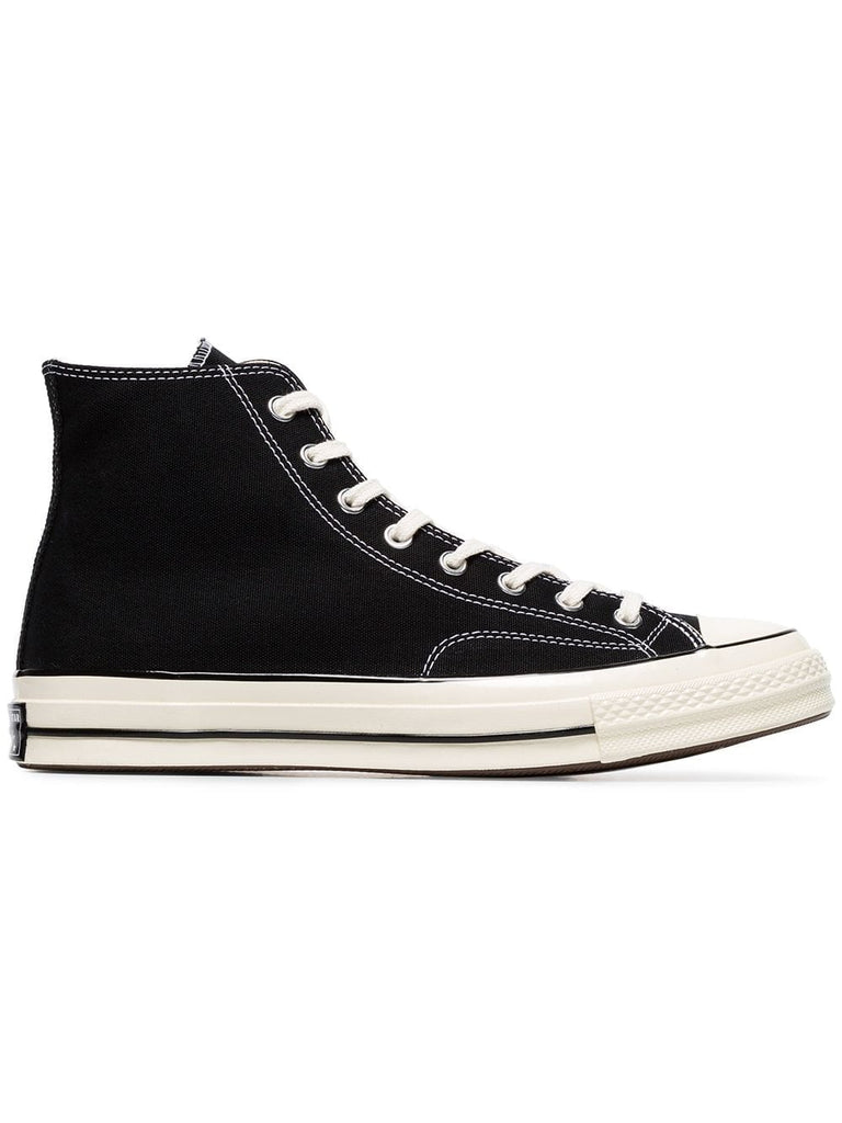 black and white 70's chuck taylor sneakers