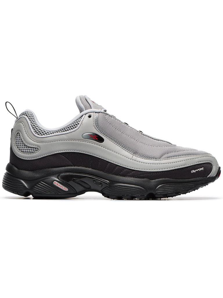 grey, back and red daytona DMX sneakers