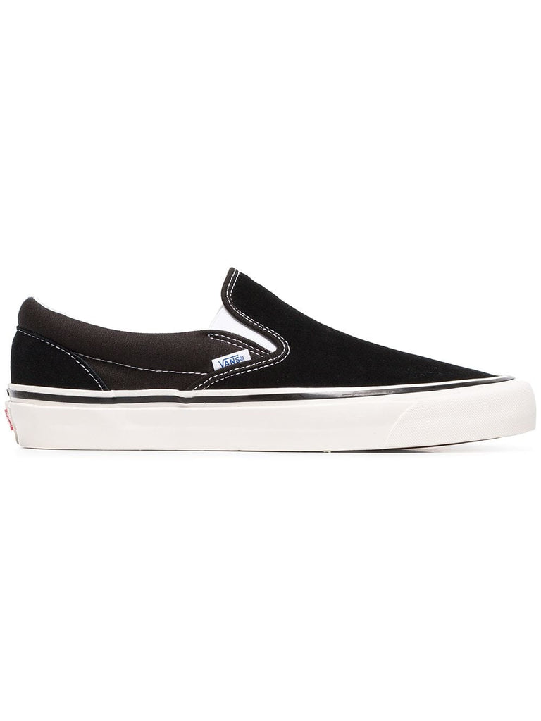 black and white OG Classic Slip-On LX cotton sneakers