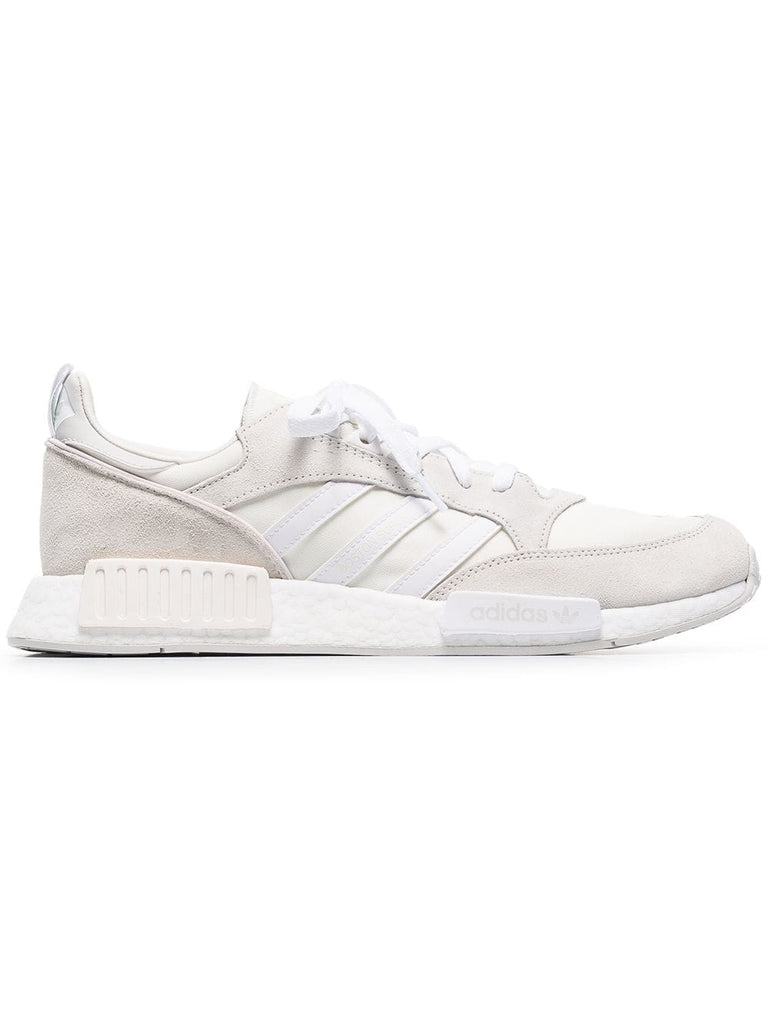 white never made Boston R1 trainers