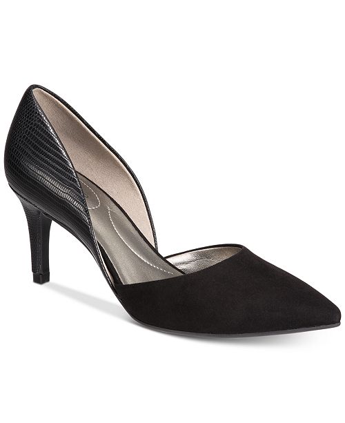 Grenow Pointed-Toe D'Orsay Pumps