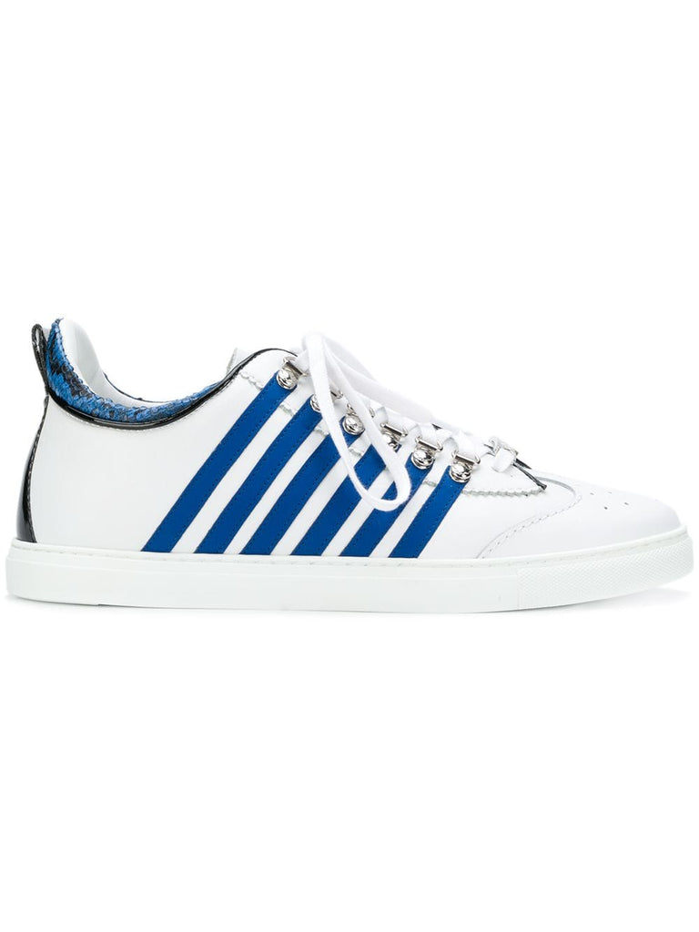 tennis side stripe sneakers