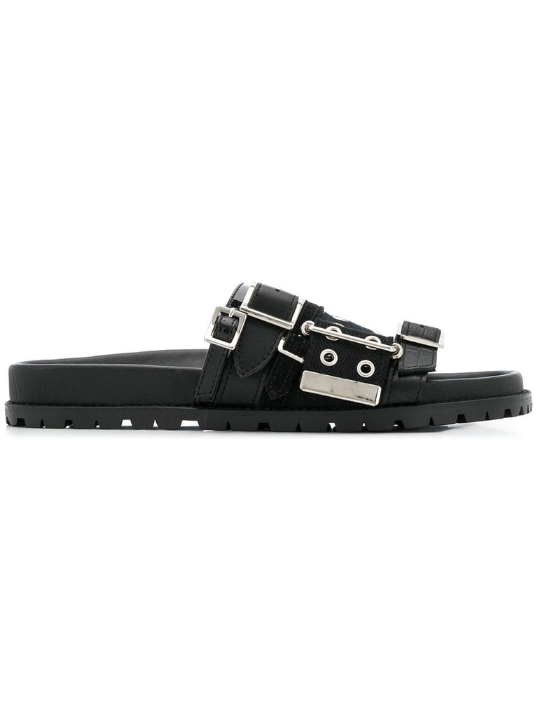 buckle open-toe sandals