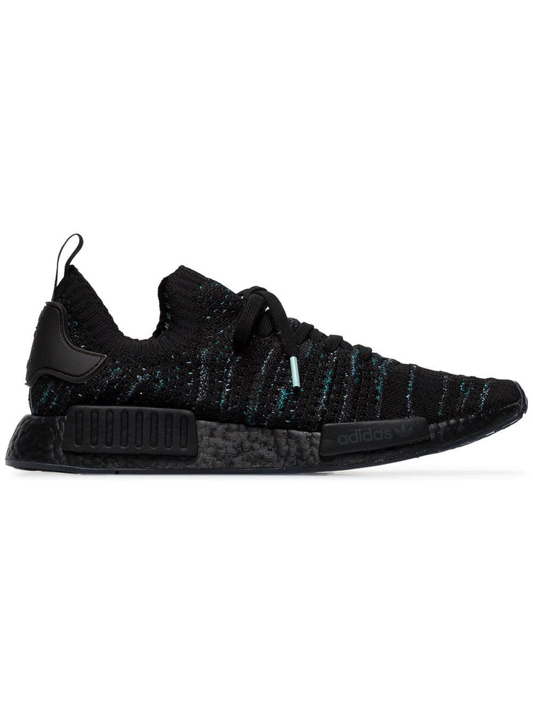 black NMD R1 knitted sneakers