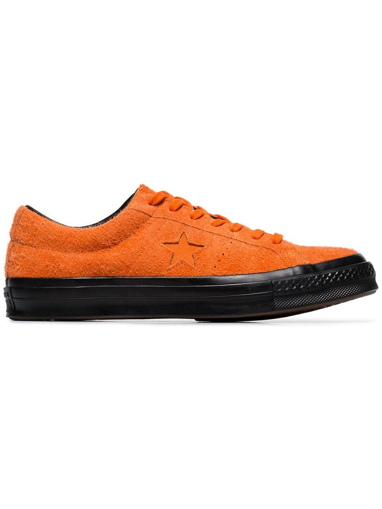 orange one star suede sneakers