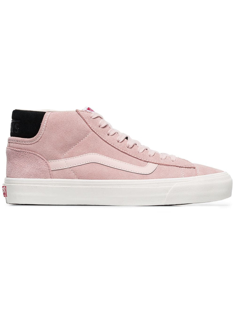 pink Vault suede skater sneakers