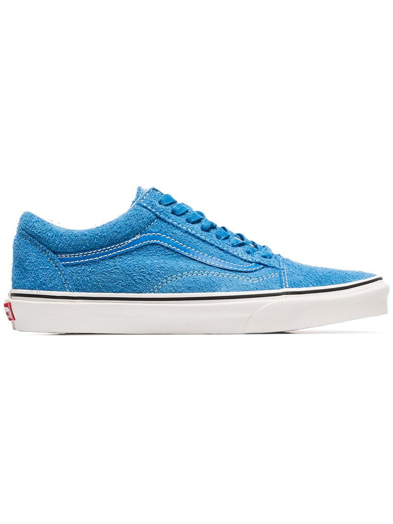 blue hairy old skool suede sneakers