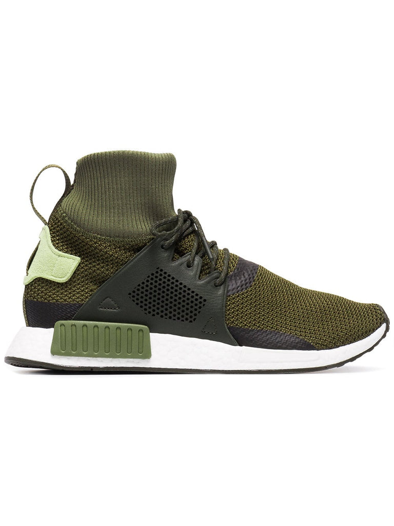 Green NMD XR1 winter sneakers