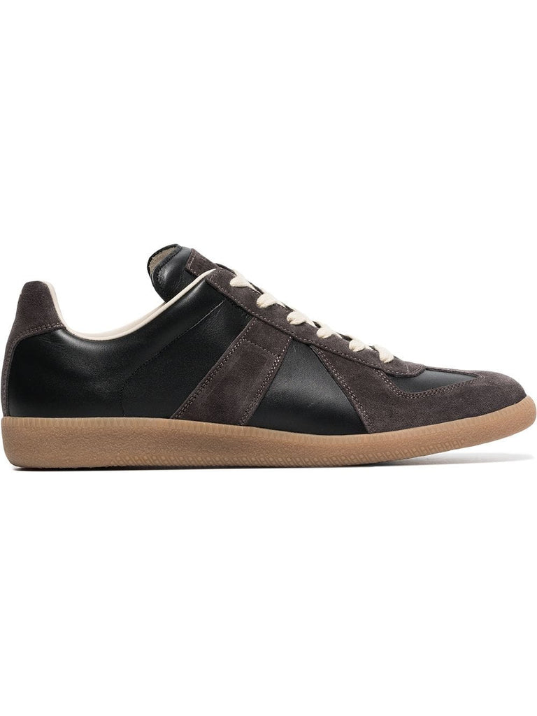 brown Replica suede leather sneakers