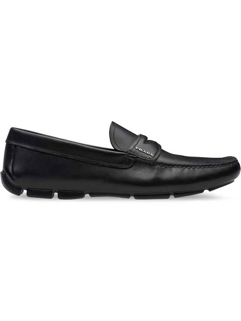 Leather loafers