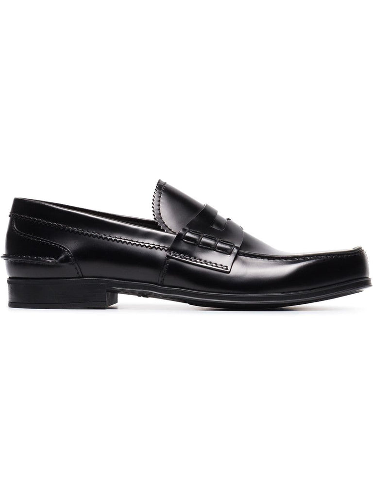 classic leather loafers