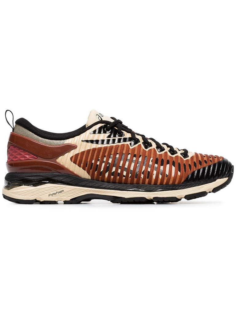 x Kiko Kostadinov brown GEL Delva 1 sneakers