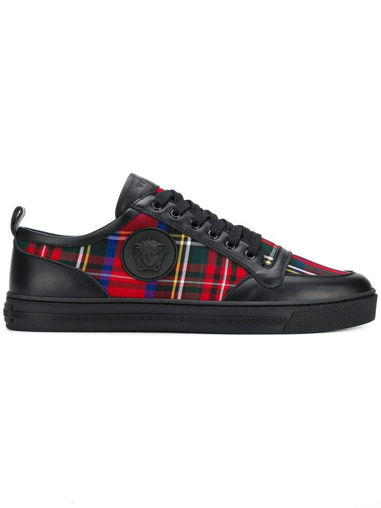 Martin check-print sneakers