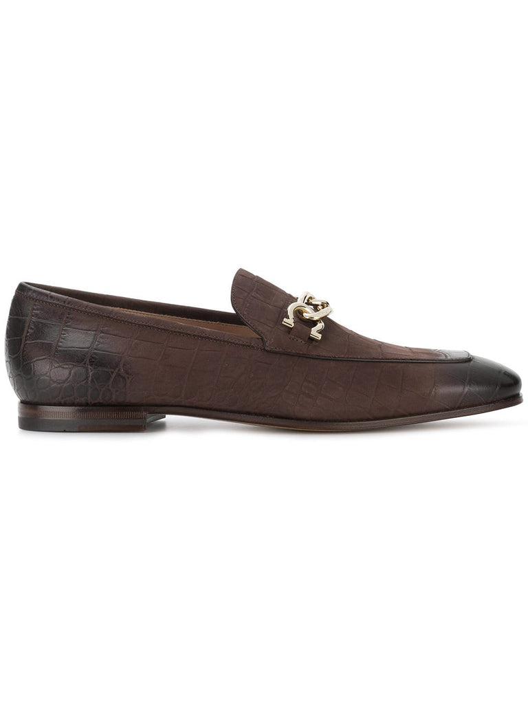 chain trim loafers