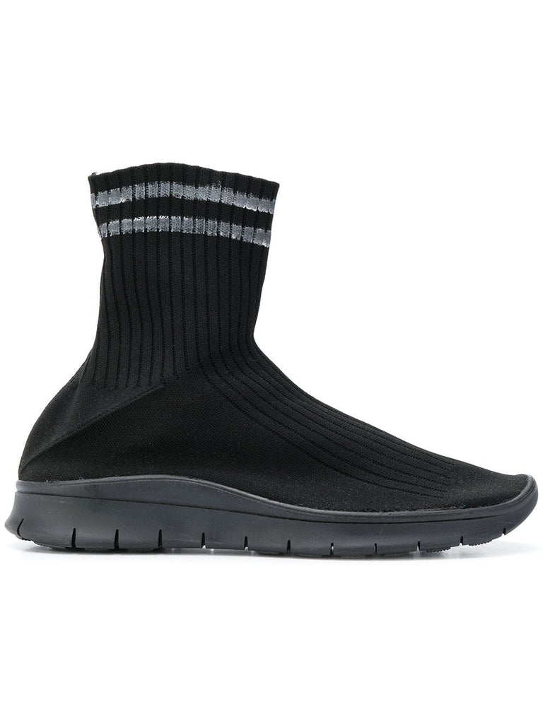 sock hi-top sneakers