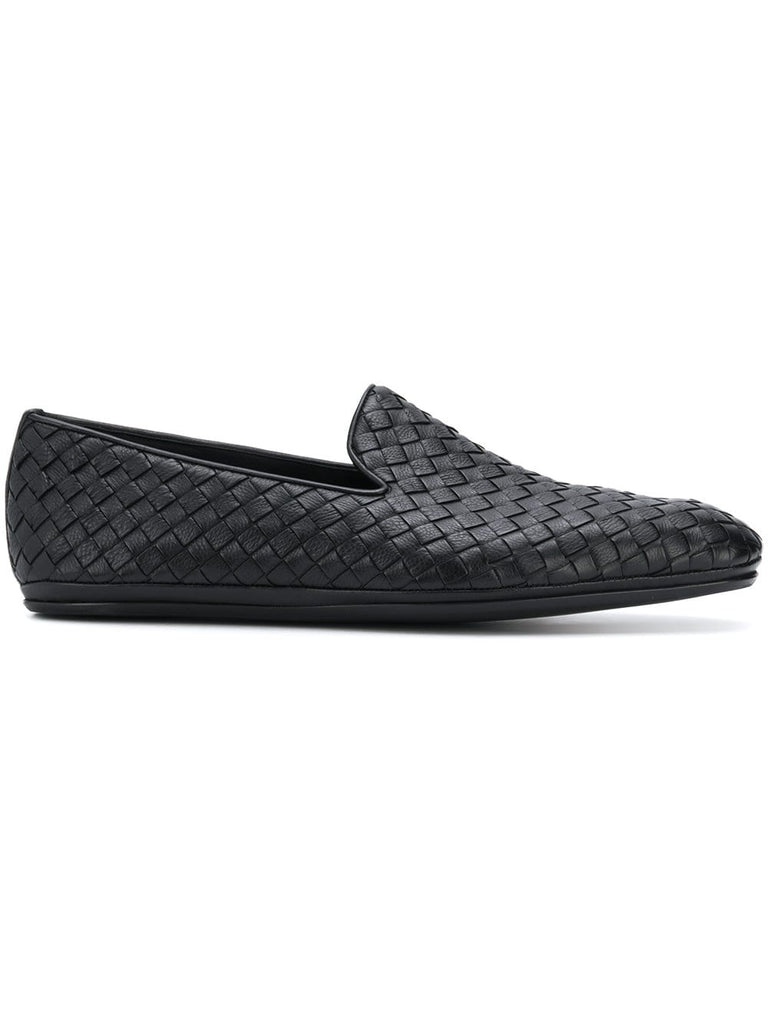 Intrecciato loafers