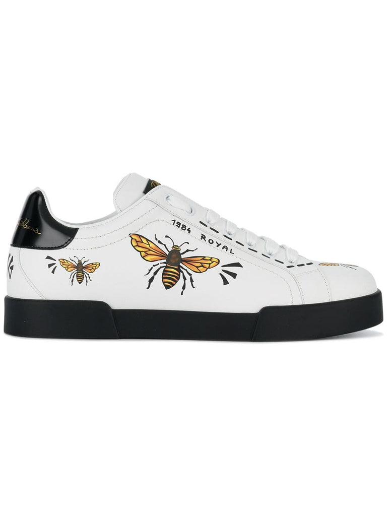 wasp print sneakers