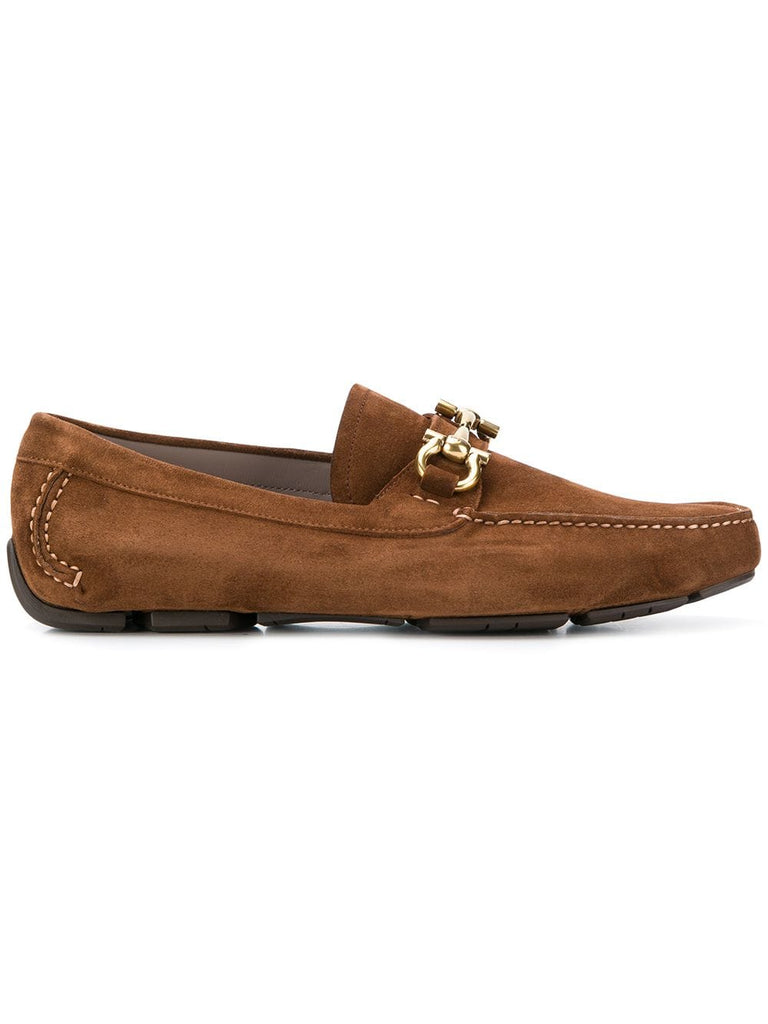 Gancini bit driver loafers