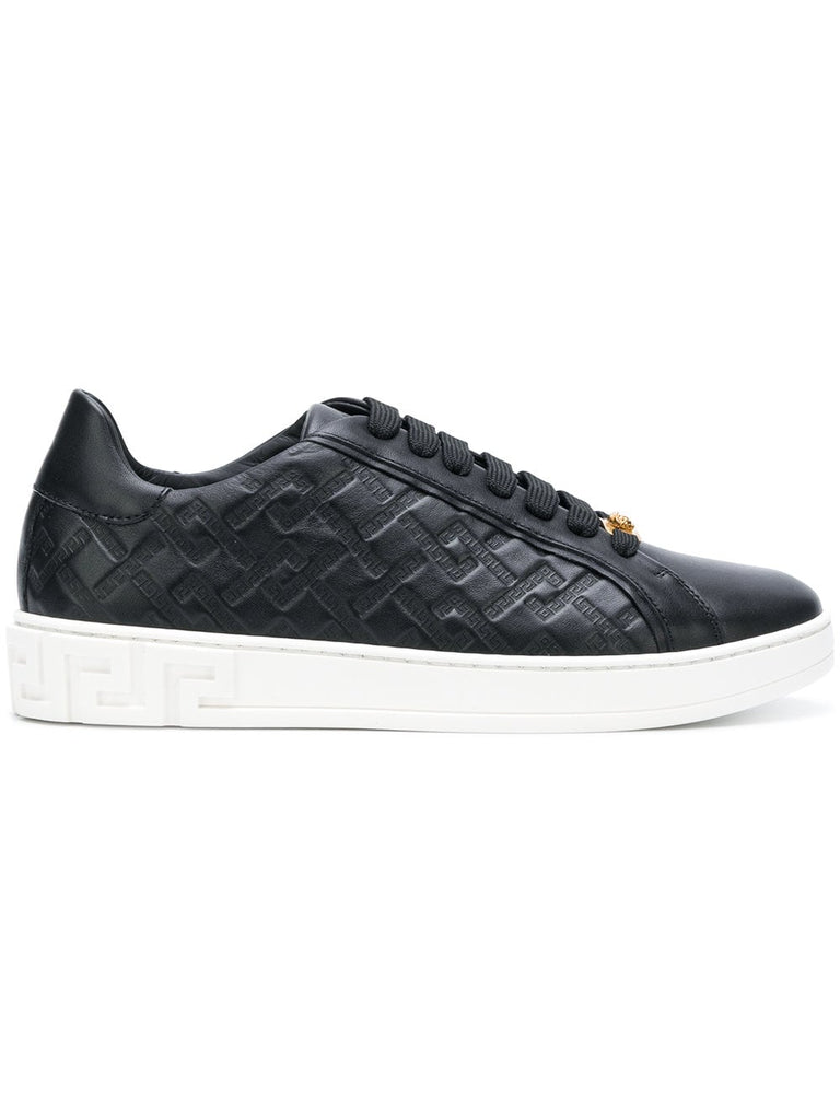 Grecca embossed sneakers