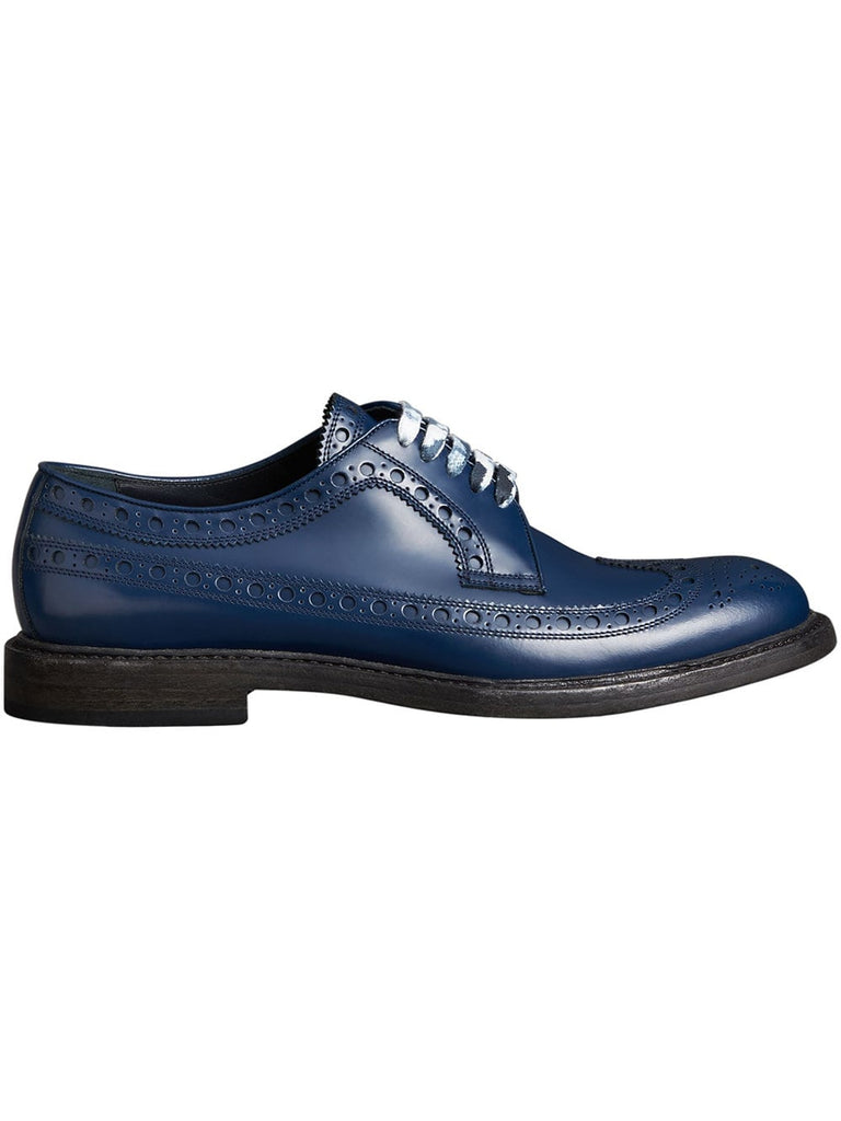 Leather Brogues with Painted Laces